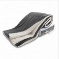 Oversized Micro Mink Sherpa Blanket (Overseas) - Gray
